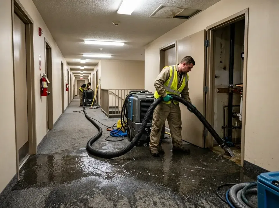 multi-unit-apartment-hallway-f-005 — frequently asked questions, Emergency Burst Pipe Water Extraction & Removal in Water Mi…